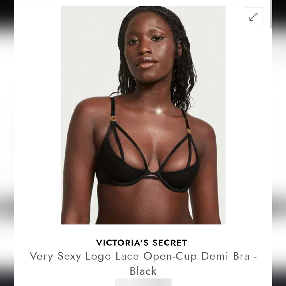 2 BRAS! -  NWT Victoria's Secret Black and Pink Lace Bras